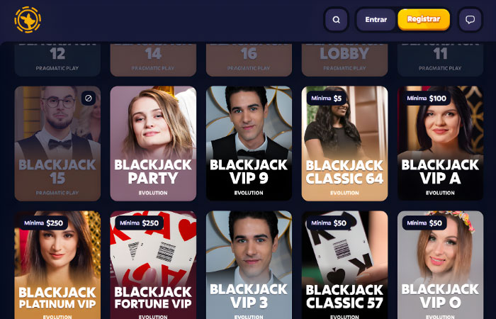 Roobet Blackjack Ao Vivo