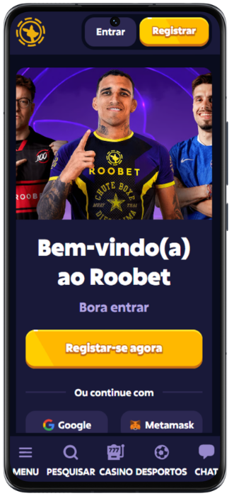 Roobet Captura de tela do site