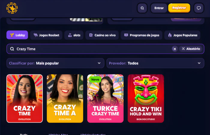 Roobet Crazy Time