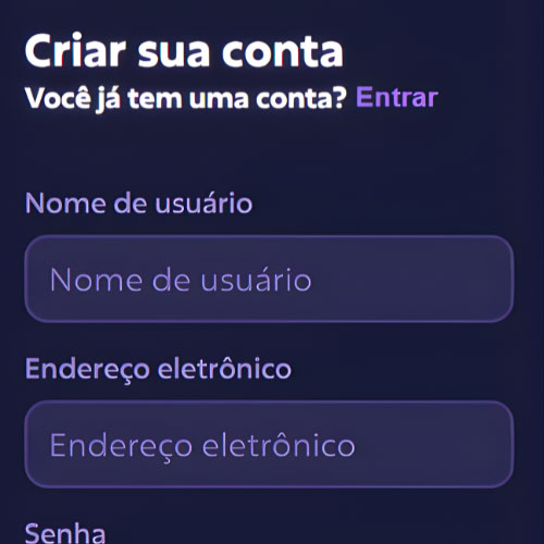 Instrução Registro de conta